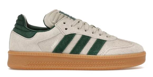 adidas Shoes - adidas Samba XLG Putty Grey Collegiate Green‎ Platform Sneaker Men 8.5 Women 9.5